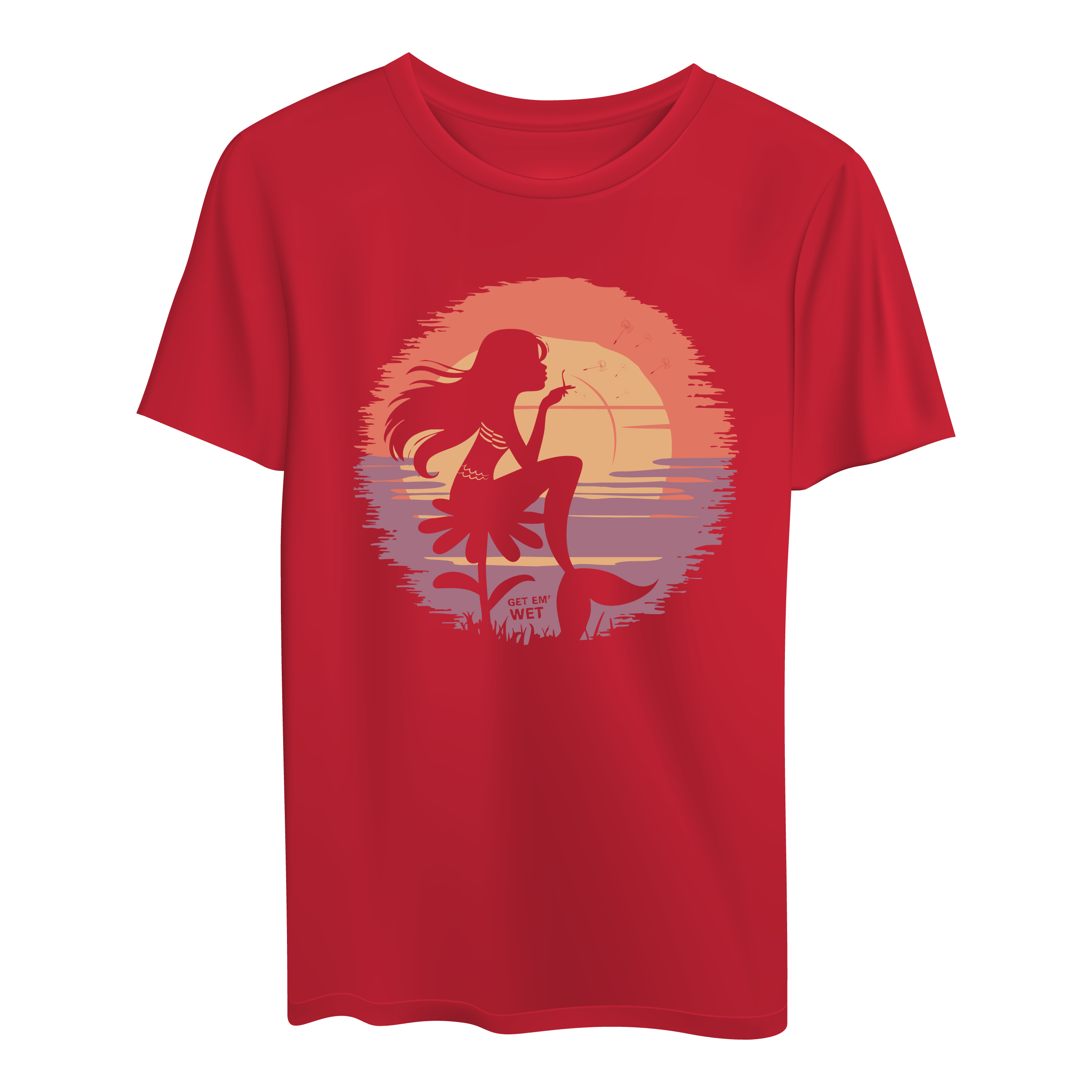 Sunset Mermaid Shirt
