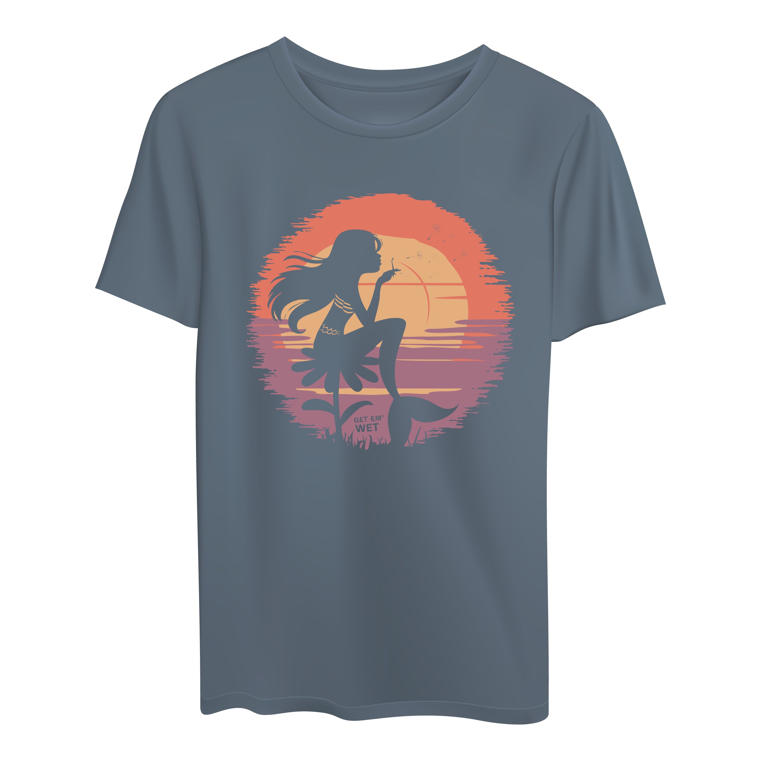 Sunset Mermaid Shirt