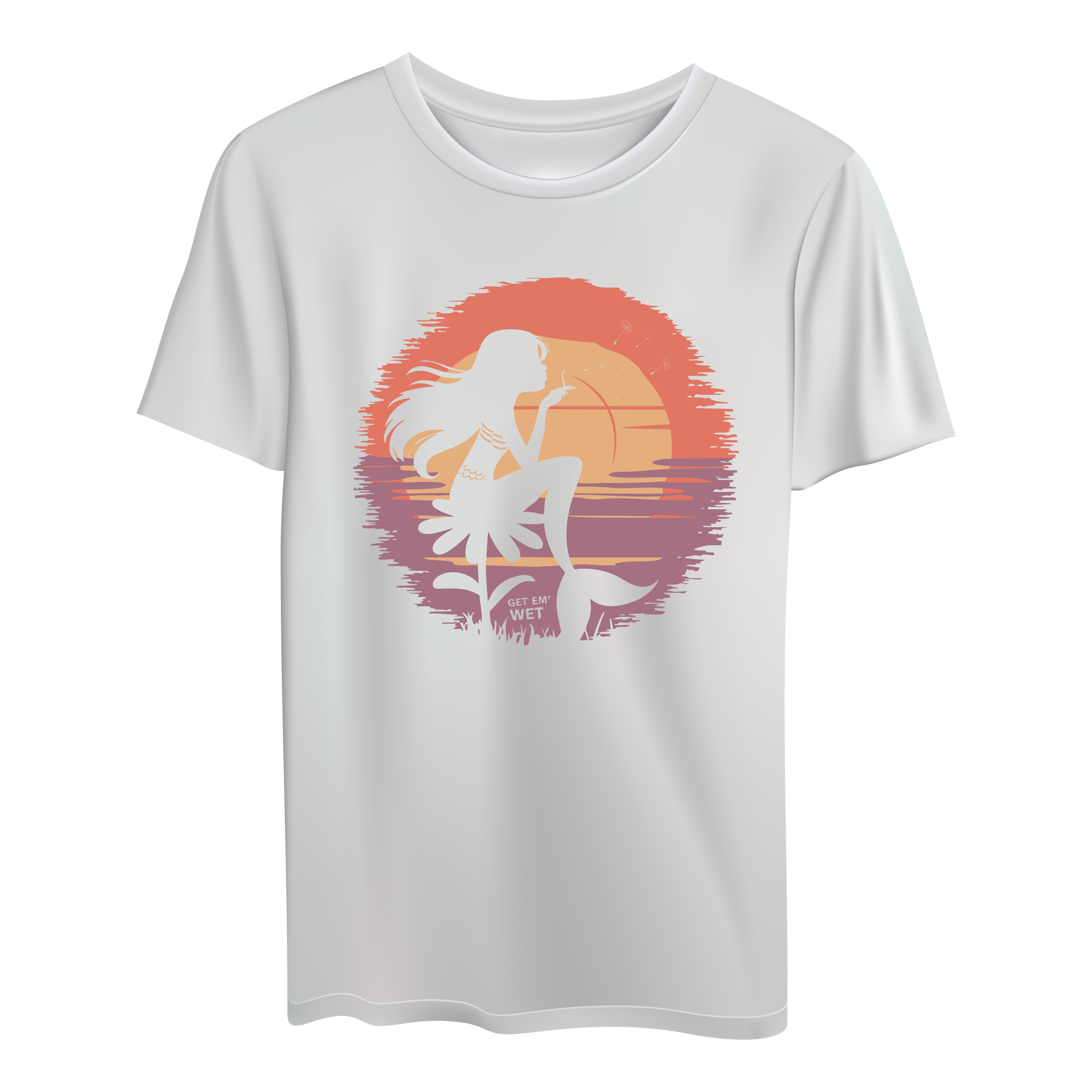 Sunset Mermaid Shirt