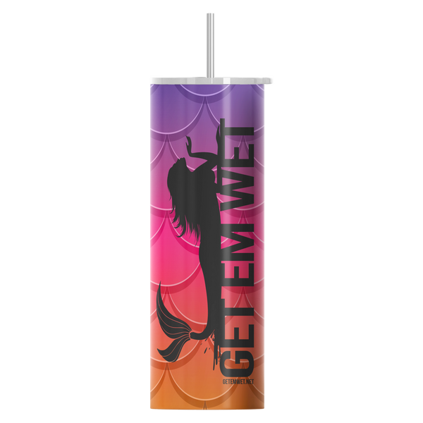 Get Em Wet Mermaid Skinny Tumbler