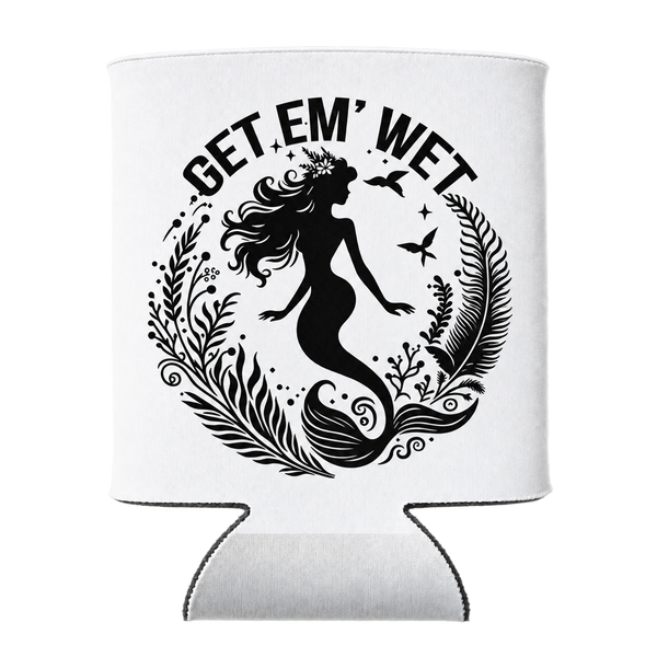 Botanical Circle Mermaid Koozie