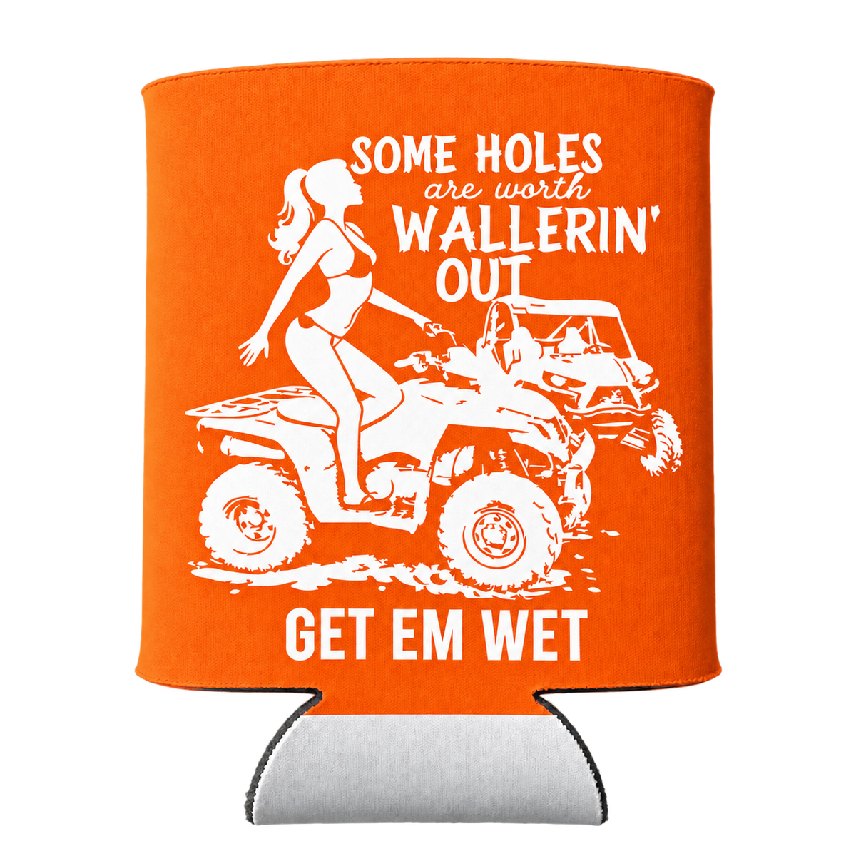 ATV koozie in Orange