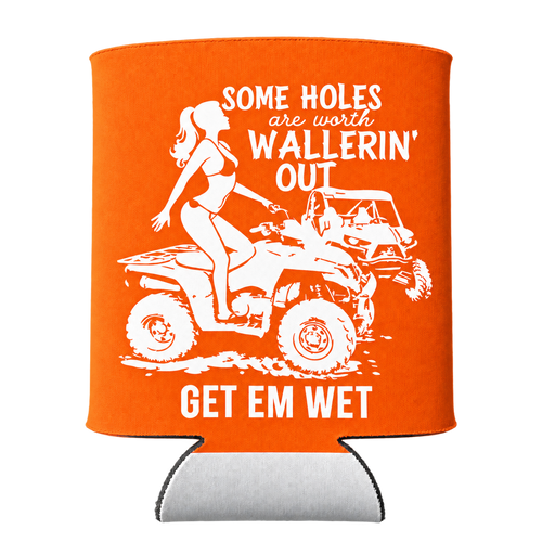 ATV koozie in Orange