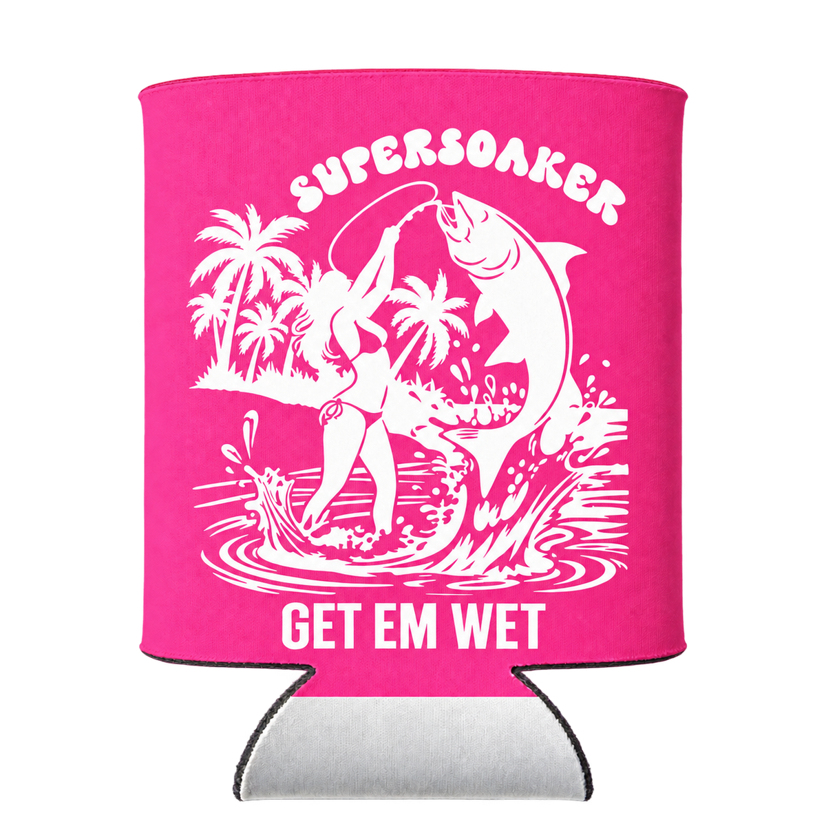 Supersoaker koozie in Pink