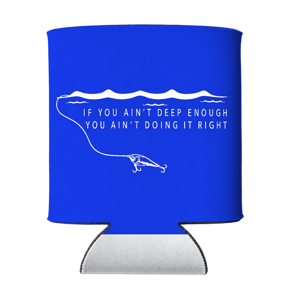 Deep Enough Koozie in Blue