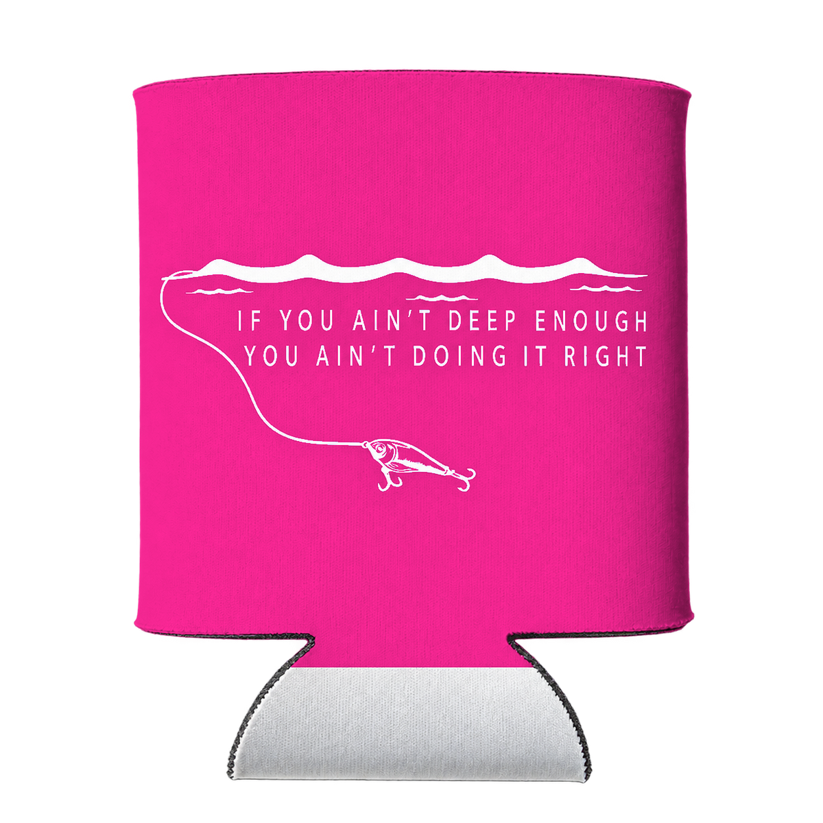 Deep Enough Koozie in Pink