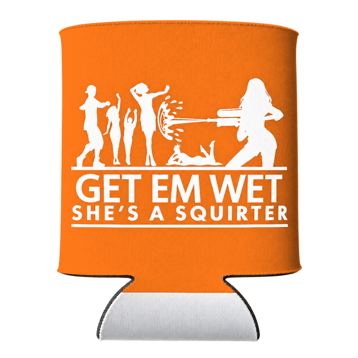 She’s a Squirter Koozie in Orange