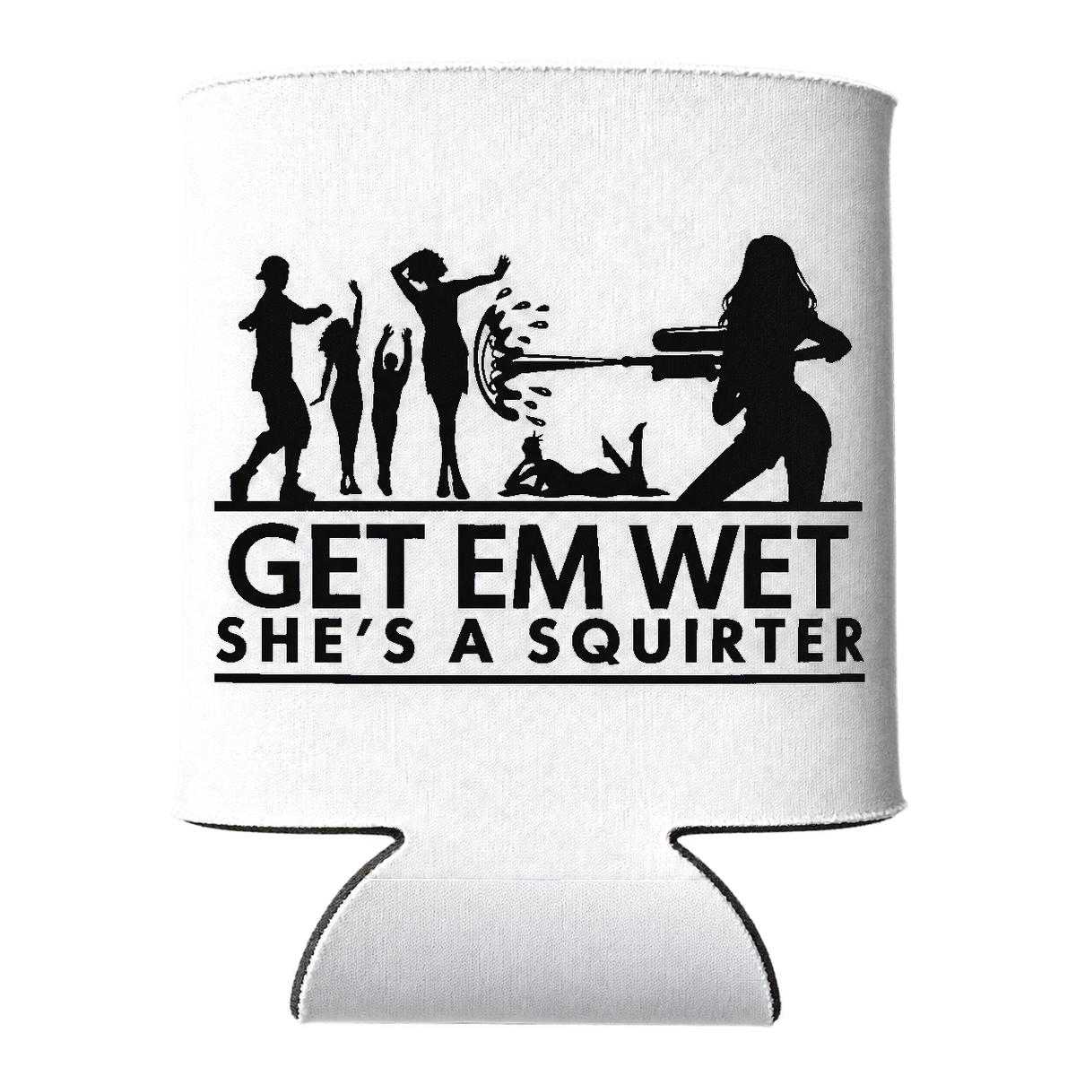 She’s a Squirter Koozie in White