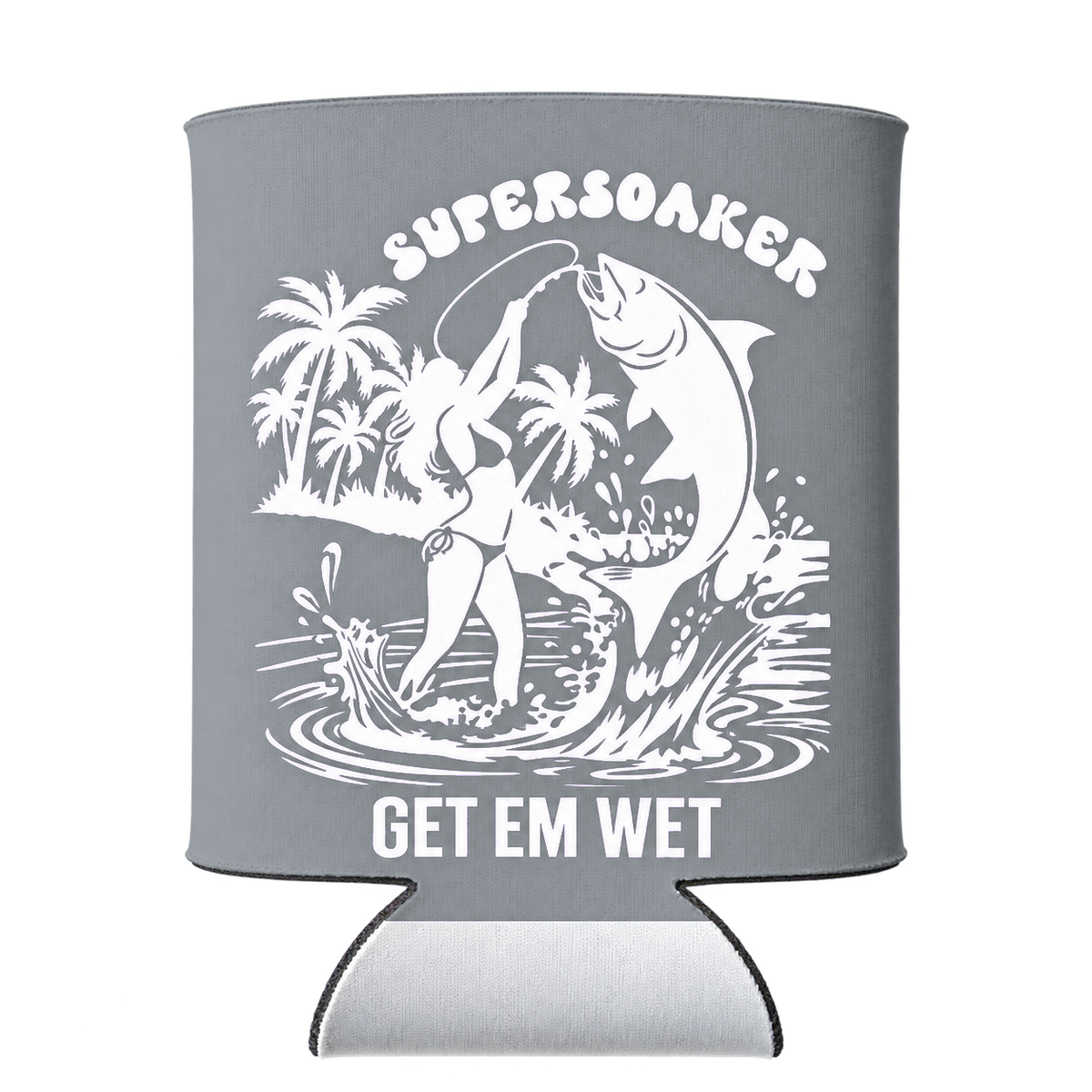 Supersoaker Koozie in Gray