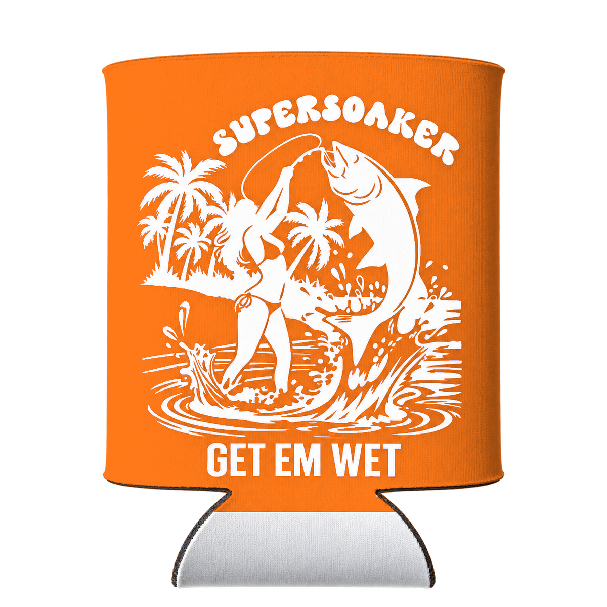 Supersoaker Koozie in Orange