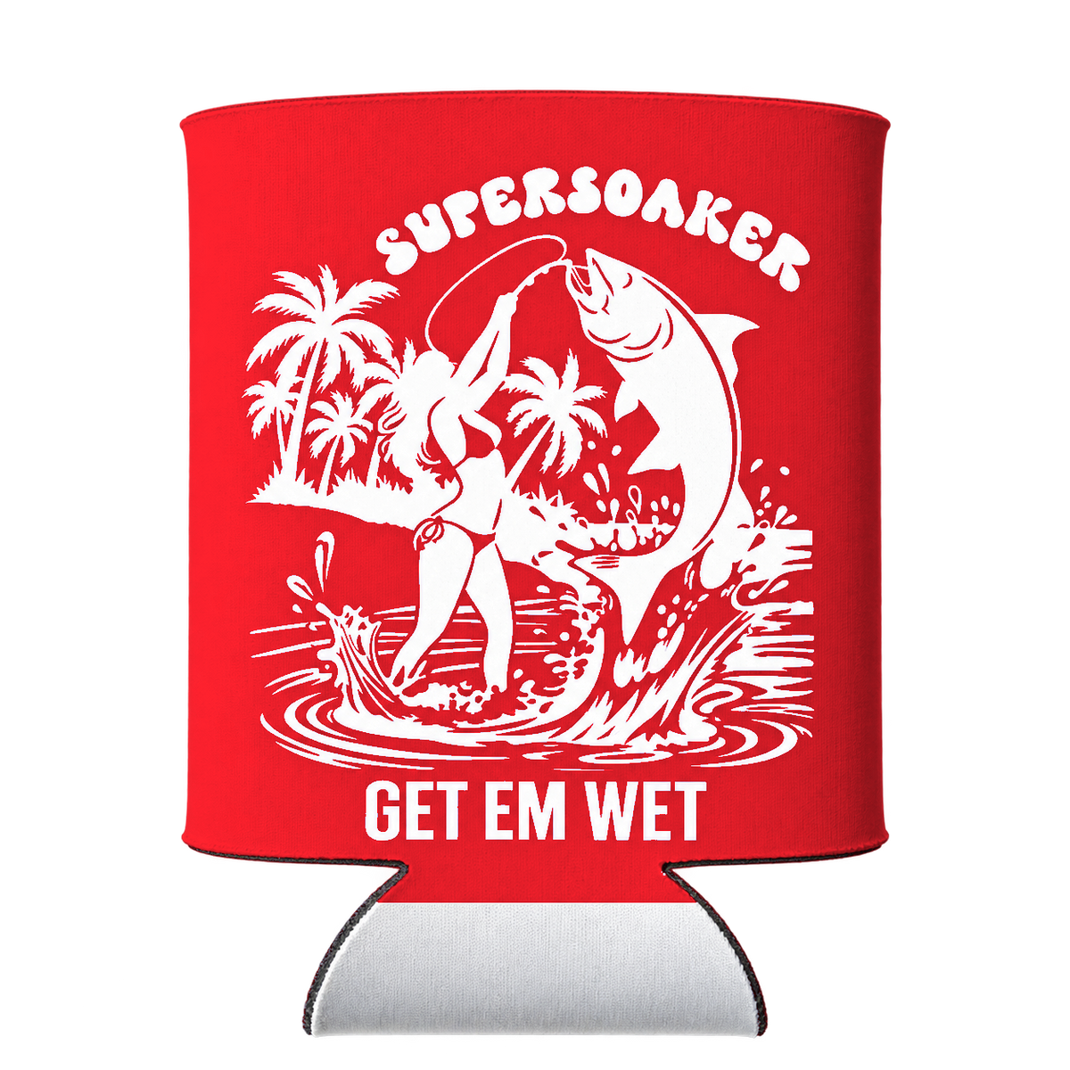 Supersoaker Koozie in Red