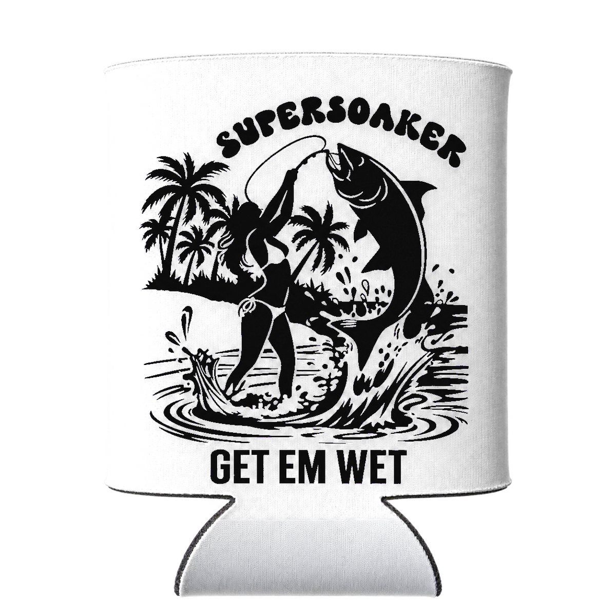 Supersoaker Koozie in White
