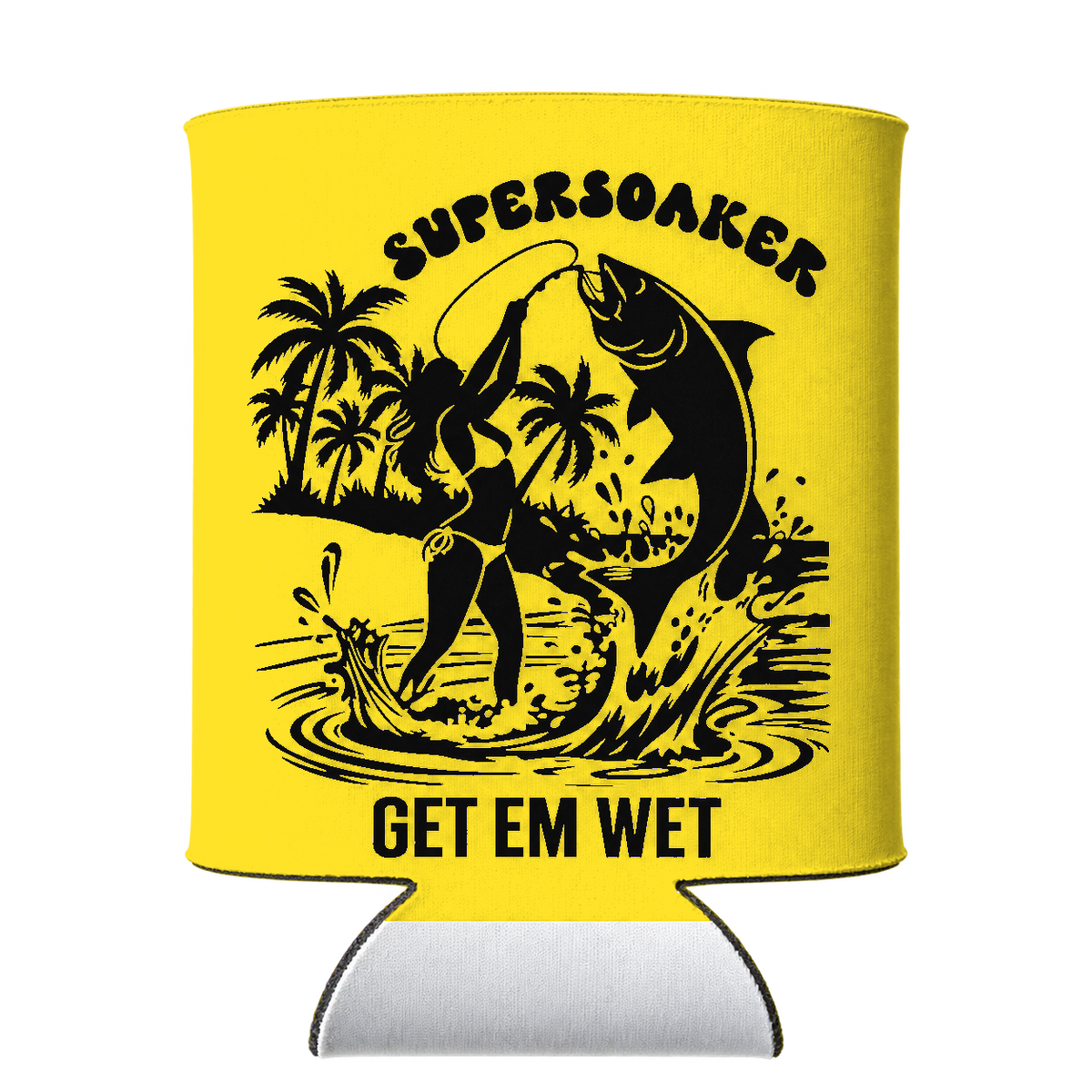 Supersoaker Koozie in Yellow