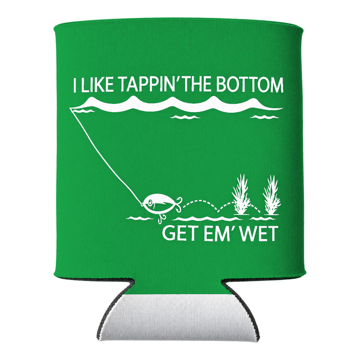 Tappin’ the Bottom Koozie in Green