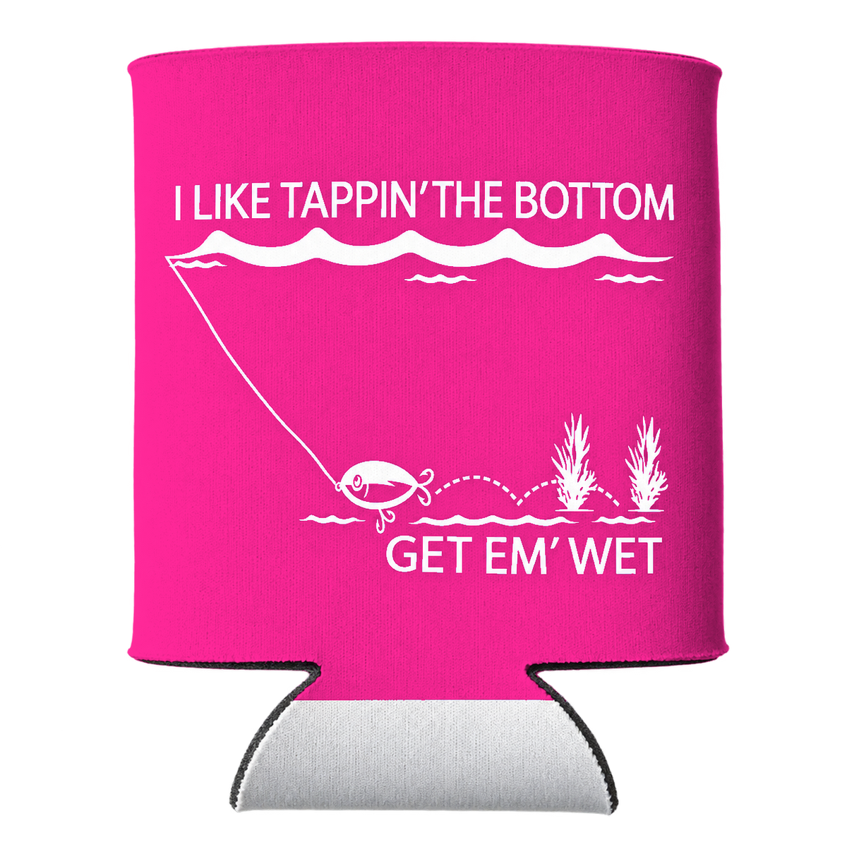 Tappin’ the Bottom Koozie in Pink