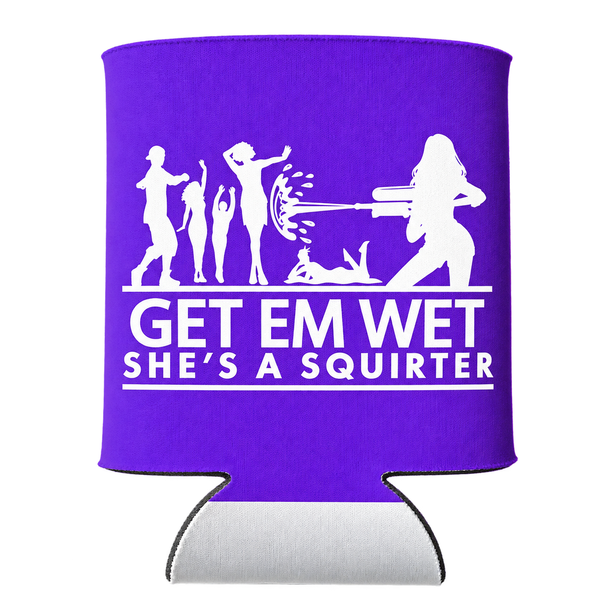 Water Gun koozie in Purple